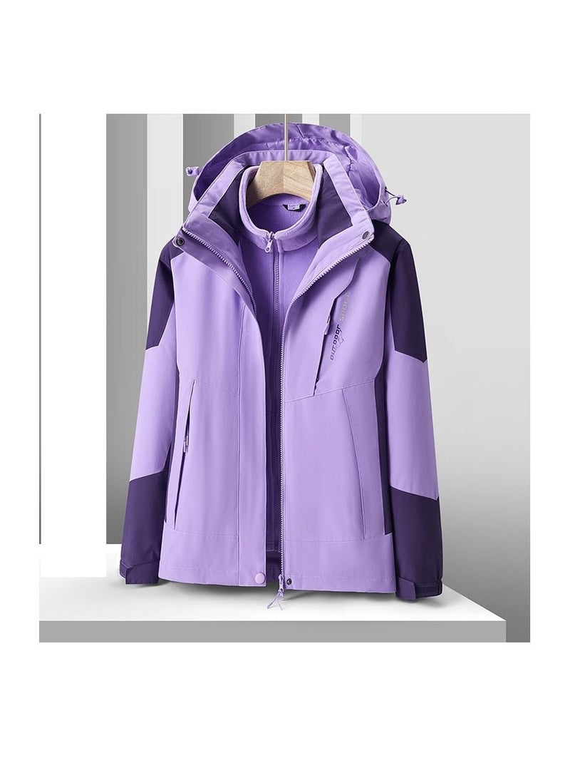 Loquat Zippered Breathable Detachable Windproof Overcoat 