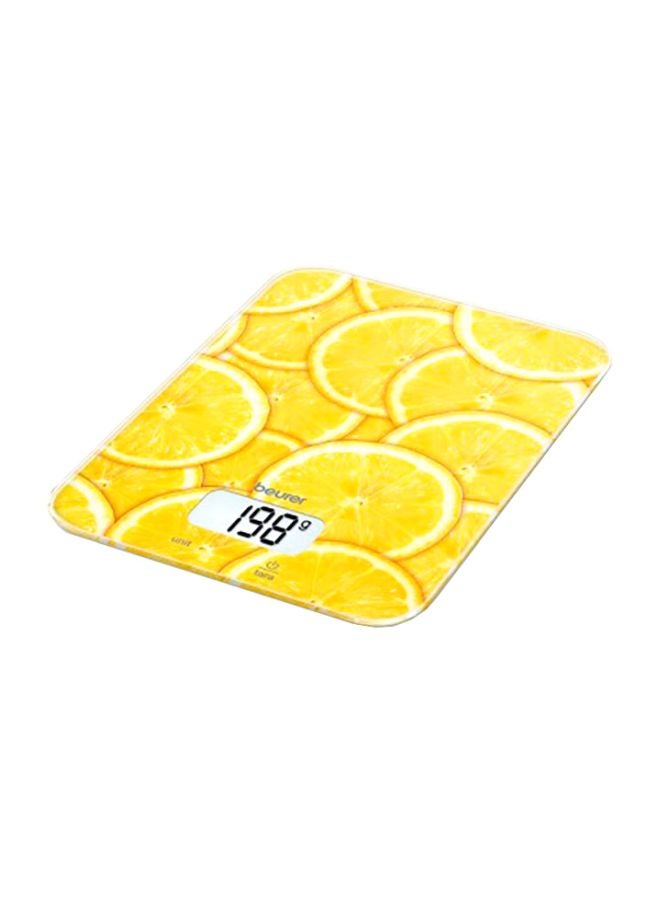 Beurer KS19: Elegant and compact kitchen scale with a stainless steel platform, large LCD display, and precise weight measurements up to 5 kg (11 lbs). - Image 2