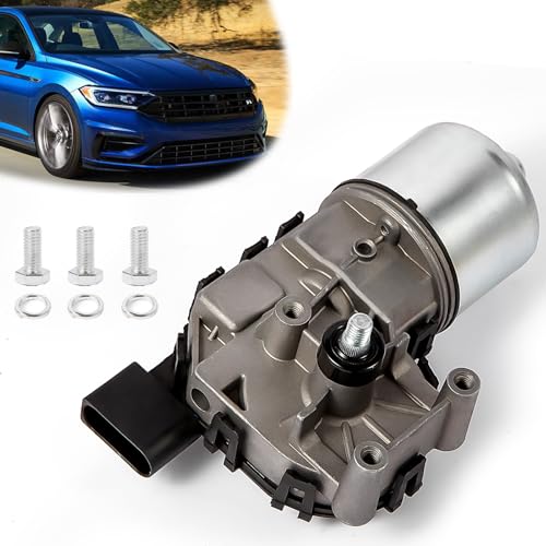 E-Vniko Windshield Wiper Motor Assembly Compatible with Volkswagen Jetta 2011-2018 Replacement Front Wiper Motor 6R1955119A 5C6-955-113A 5C6-955-121A 5C7-955-113A 5C7-955-113D - Image 1