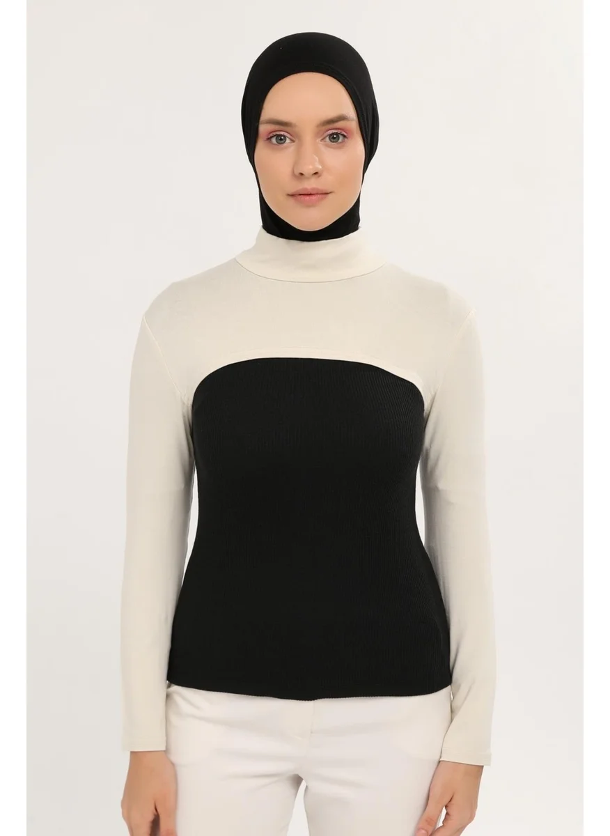 Altobeh Turtleneck Neck Collar Sleeve