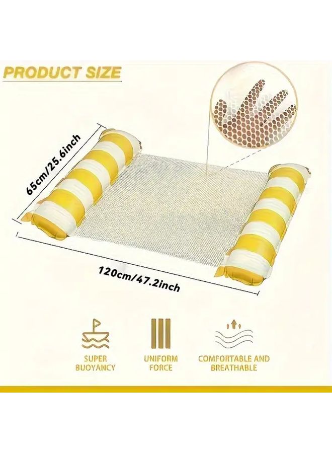 2pcs Starry Sky Sequin Gradient Inflatable Pool Float With Air Pump For Beach Travel - Image 3