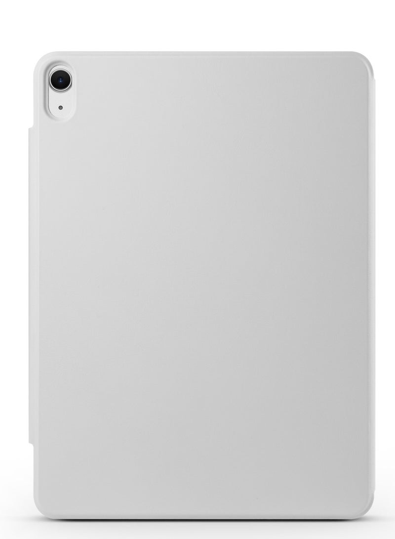 جراب مغناطيسي لجهاز iPad Pro 11 Case 2022/ 2021 / air4/air5 10.9 "/ ipad air6/air7 11" مع حامل قلم رصاص، غطاء حماية ممتاز مع ظهر ناعم من مادة TPU وميزة السكون/التنشيط التلقائي لجهاز iPad Pro 11 متوافق مع (A2228 / A2231 / A2068 / A2230)،رمادي - Image 1