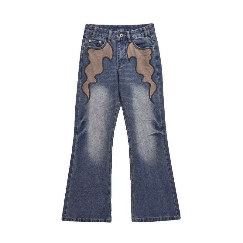 Unisex Classic Denim Jeans Loose Fit Daily Outdoor Wear - Image 1