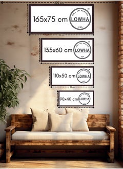 LOWHA Canvas Wall Art Stretched Over Wooden Frame with Islamic Ma Sha Allah Painting  - Image 5
