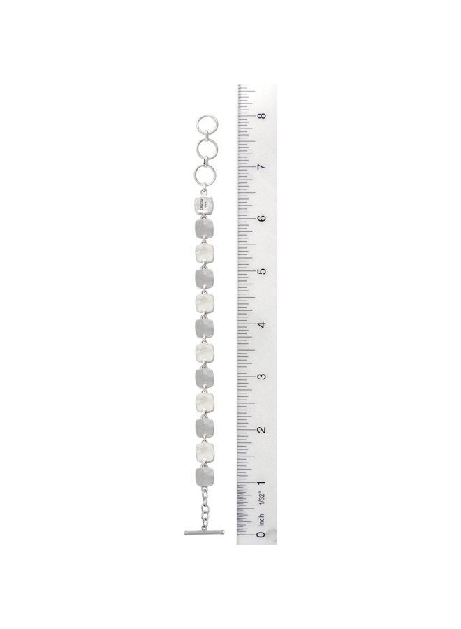 Turquoise Network Turquoise Link Bracelet Sterling Silver 925 Genuine Turquoise & Gemstones (Turquoise) - Image 5