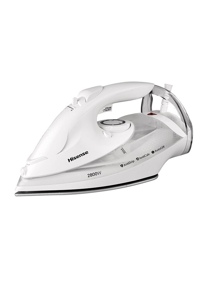 Hisense Steam Iron, 2800W, 300ML, H28 SIWES 1 H28SIWES1 white - Image 1