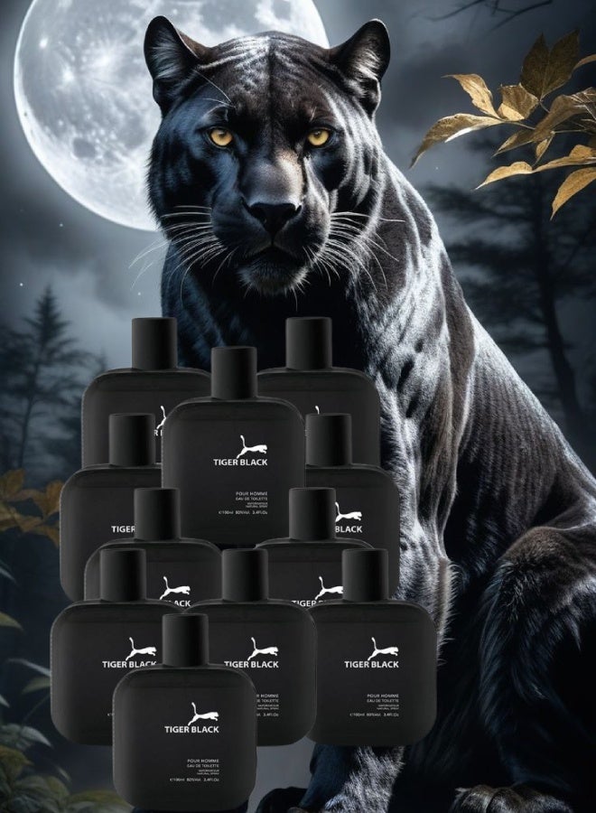 TRI 11 Pieces Tiger Black Perfume 100ML - Image 1
