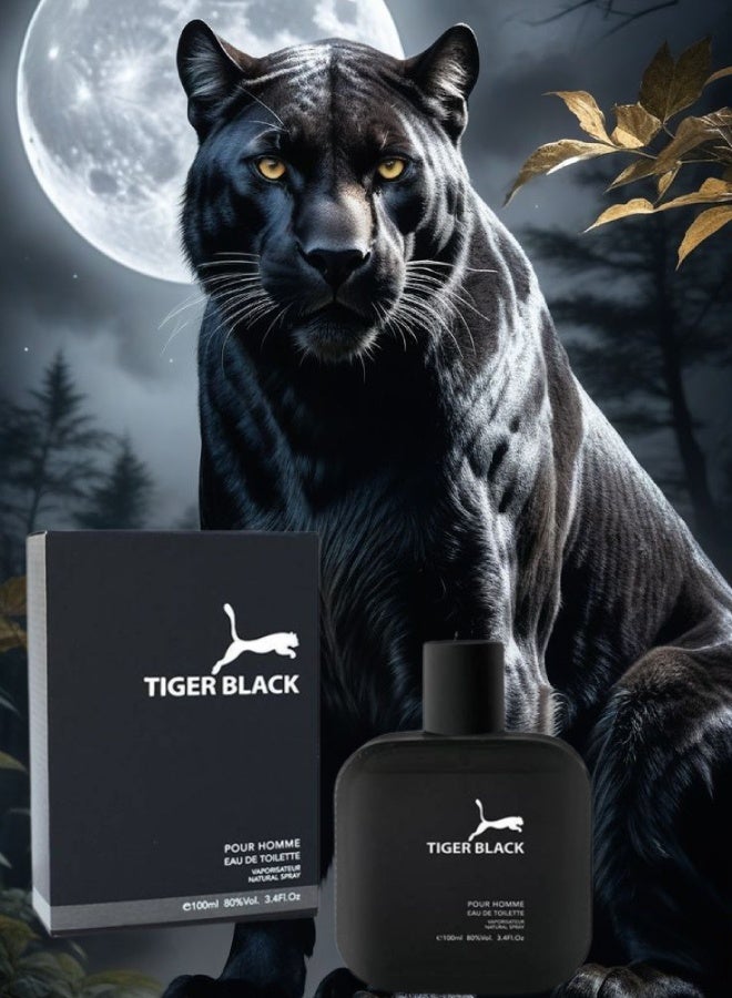 TRI 11 Pieces Tiger Black Perfume 100ML - Image 2
