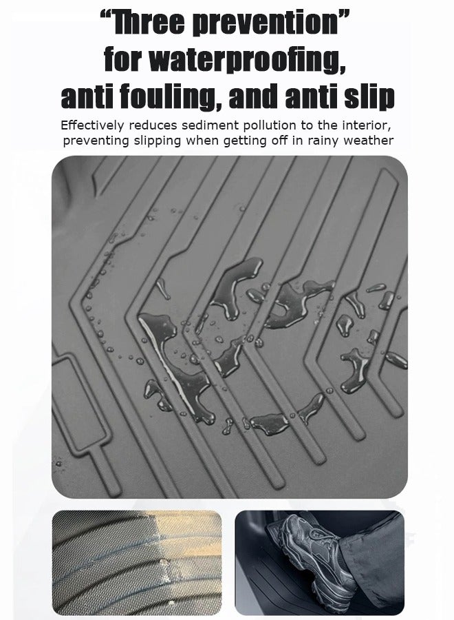 Car floor mat, suitable for Toyota Corolla gasoline car, 2019-2025 model, material: TPE wear-resistant, waterproof, easy to clean, high-end. - Image 3