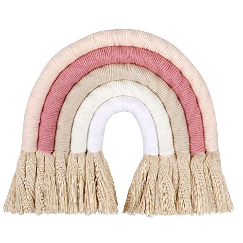 ZWA Rainbow Wall Hanging - Handmade Macrame Wall Art for Nursery & Kids Room Decor - Image 1