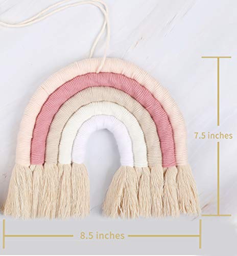 ZWA Rainbow Wall Hanging - Handmade Macrame Wall Art for Nursery & Kids Room Decor - Image 4