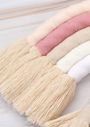 ZWA Rainbow Wall Hanging - Handmade Macrame Wall Art for Nursery & Kids Room Decor - Image 3