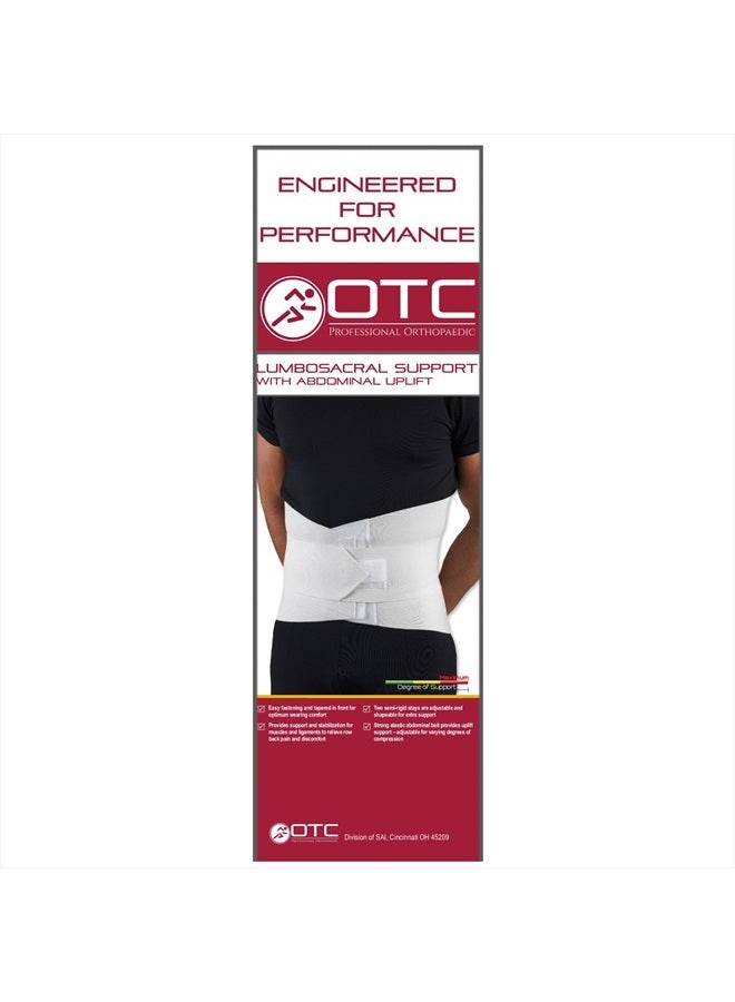 OTC Lumbo-Sacral Support, Abdominal Uplift, 11-Inch back, Strong Compression Elastic, Large - Image 3