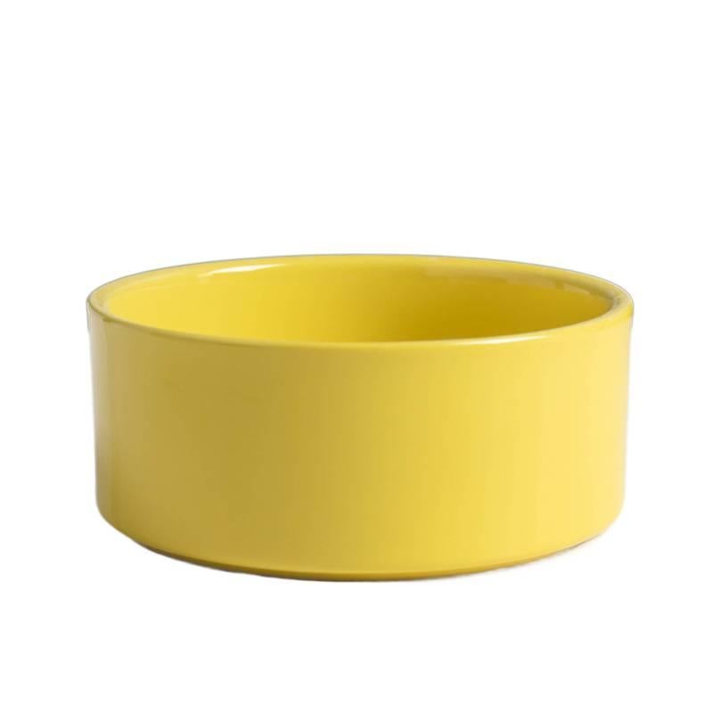 Simple Clean Design Food and Water Pet Bowl Double with Anti Tip Base Indoor Feeding Home Feeding Accessory Floor Mat Use Daily Feeding for Cats - Image 1