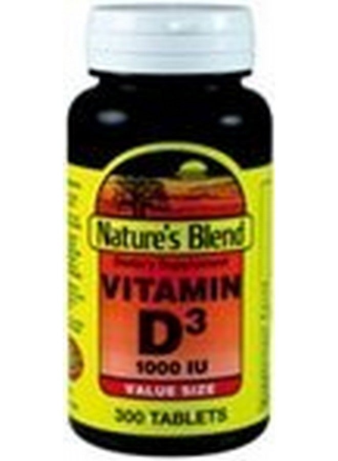 Nature's Blend Vitamin D3 1000 Iu 300 Tablets - Image 1