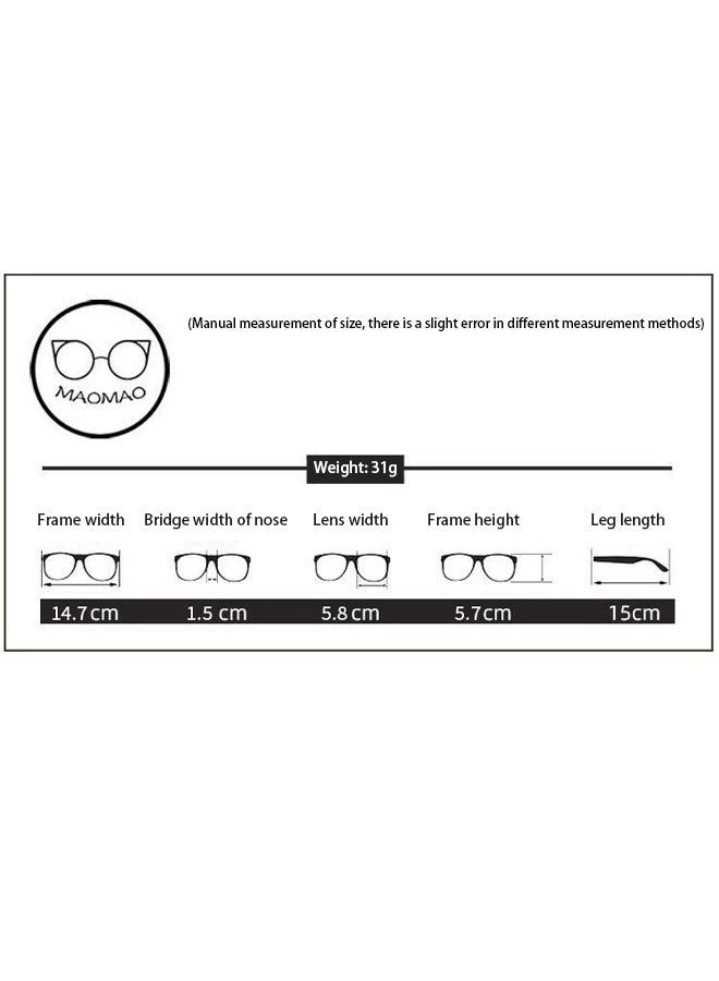 Generic Blue Clear Creative Metal  Polygonal Sunglasses, Suitable for Vacation, Seaside Driving Travel Sunglasses - Image 5