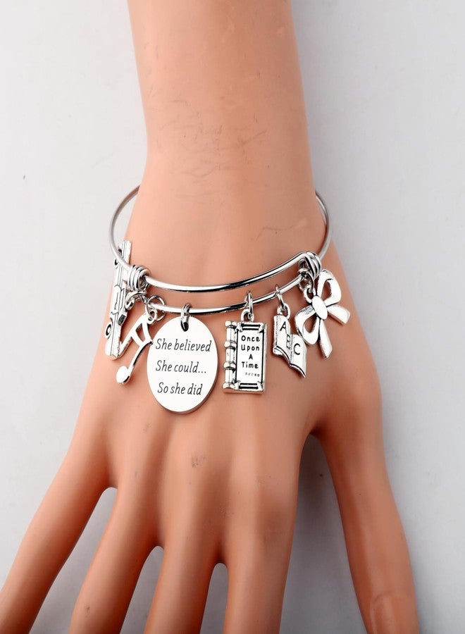 FAADBUK Musical Inspired Charm Bracelet Musical Theatre Gift Theatre Fans Gift (Mat Believed) - Image 3