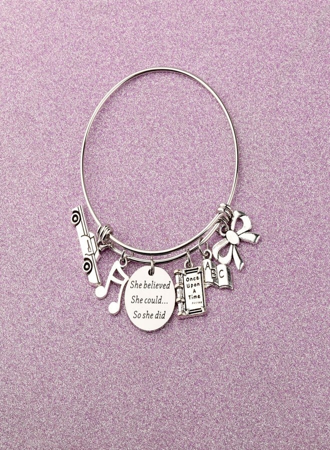FAADBUK Musical Inspired Charm Bracelet Musical Theatre Gift Theatre Fans Gift (Mat Believed) - Image 4
