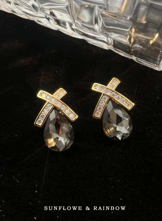 Take Two  Embellished Drop Earrings for Women | Best Price UAE