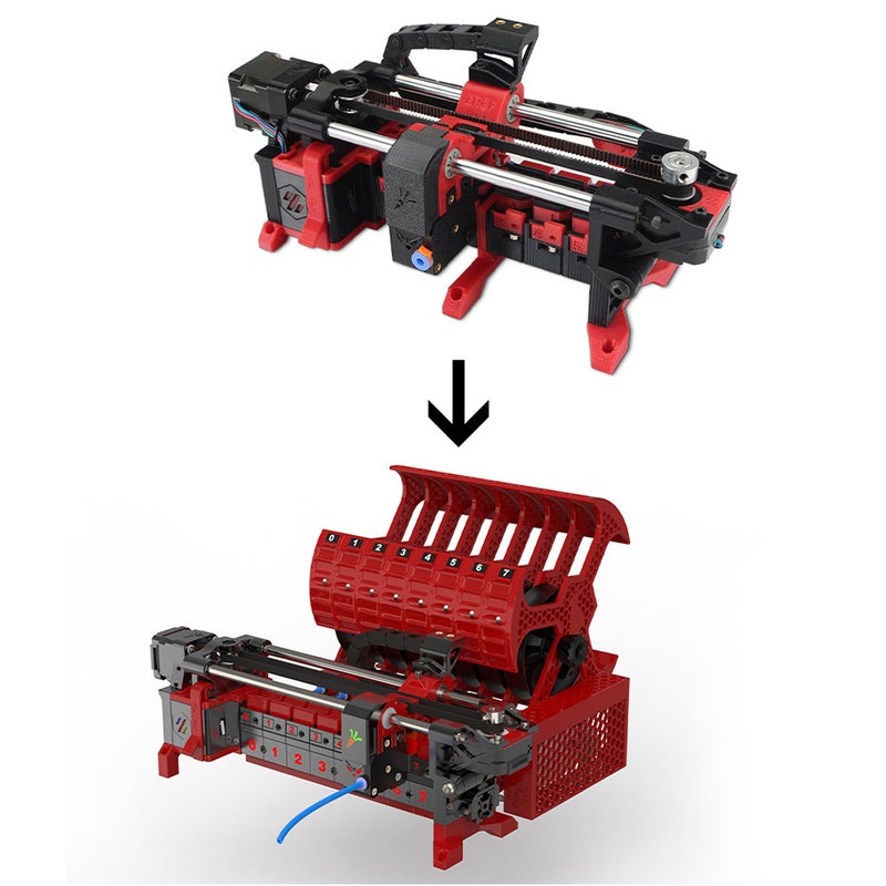 ERCF V1 9 Colors to V2.0 Kit 8 Colors Multi-colors 9 To 8 with ERB2.0 Module Printing Offical Certification Multi-colors Filament Switch Printing Compatible with Voro 2.4 R2/Trident/ Switchwire 3D - Image 4