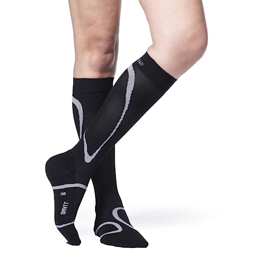 Sigvaris Men’s & Women’s Motion High Tech Closed Toe Calf High Medical Compression Unisex Socks 20-30mmHg - Image 1