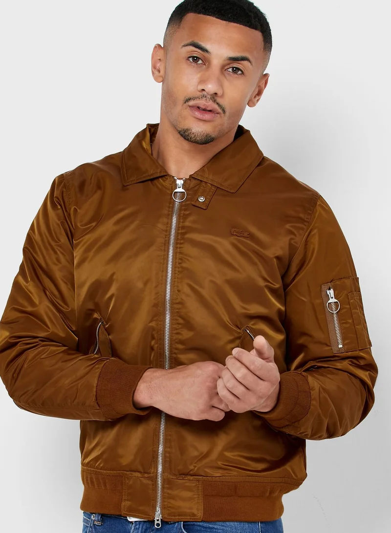 LACOSTE Borg Collar Jacket