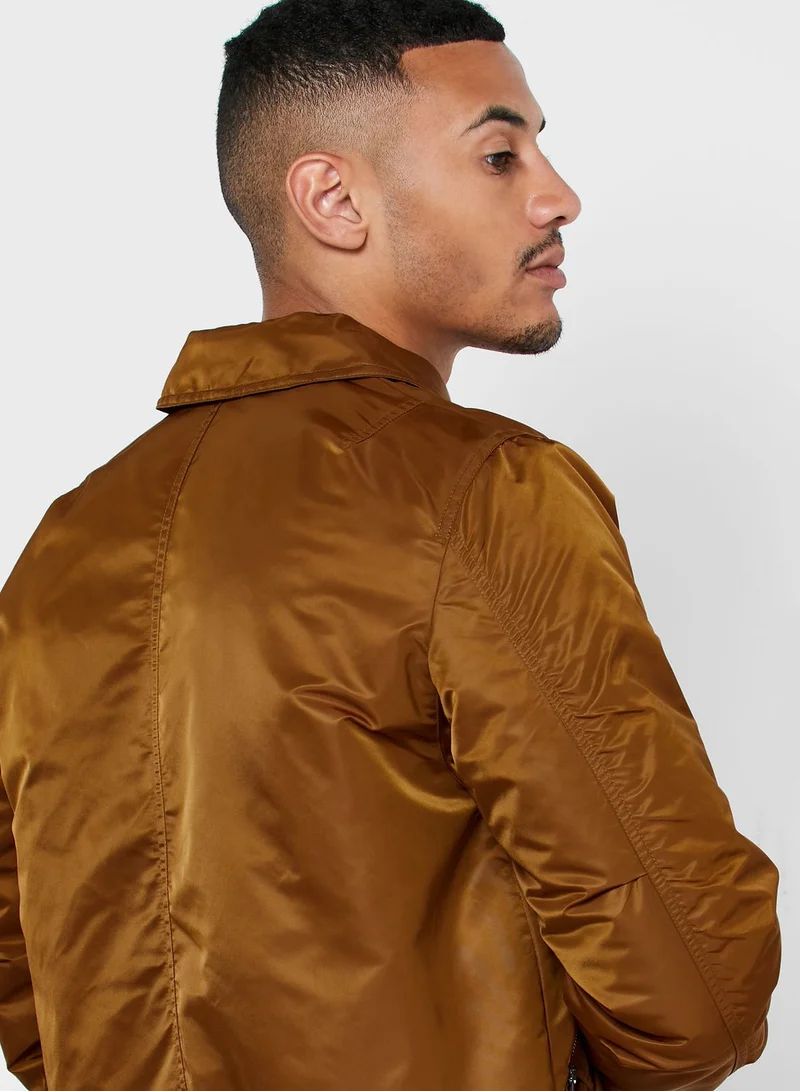 LACOSTE Borg Collar Jacket