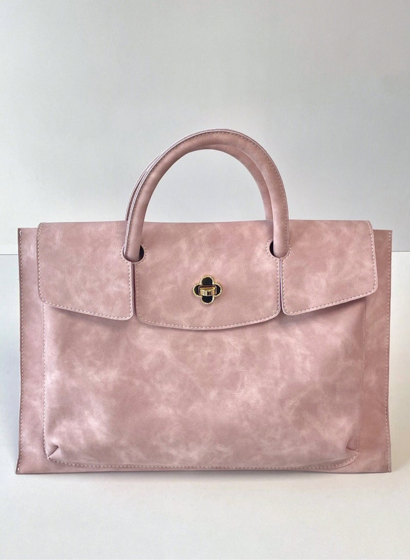 حقيبة لابتوب نسائية مقاومة للماء حقيبة يد كمبيوتر للعمل والتسوق - Image 1