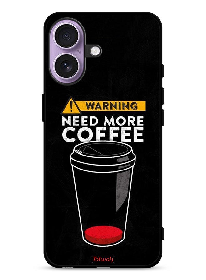 Tolwak Apple iPhone 17 Protective Case Cover Need More Coffee - Image 1
