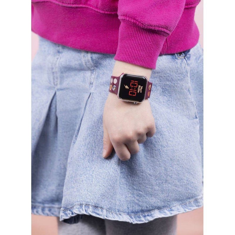 Harry Potter Wizarding World Harry Potter LED Digital Watch (Burgundy/Black) - Image 4