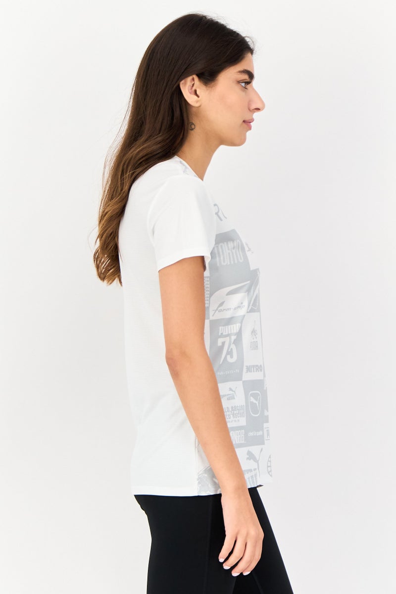 PUMA تي شيرتات جري قصيرة الأكمام للنساء، متعددة الألوان - Image 2