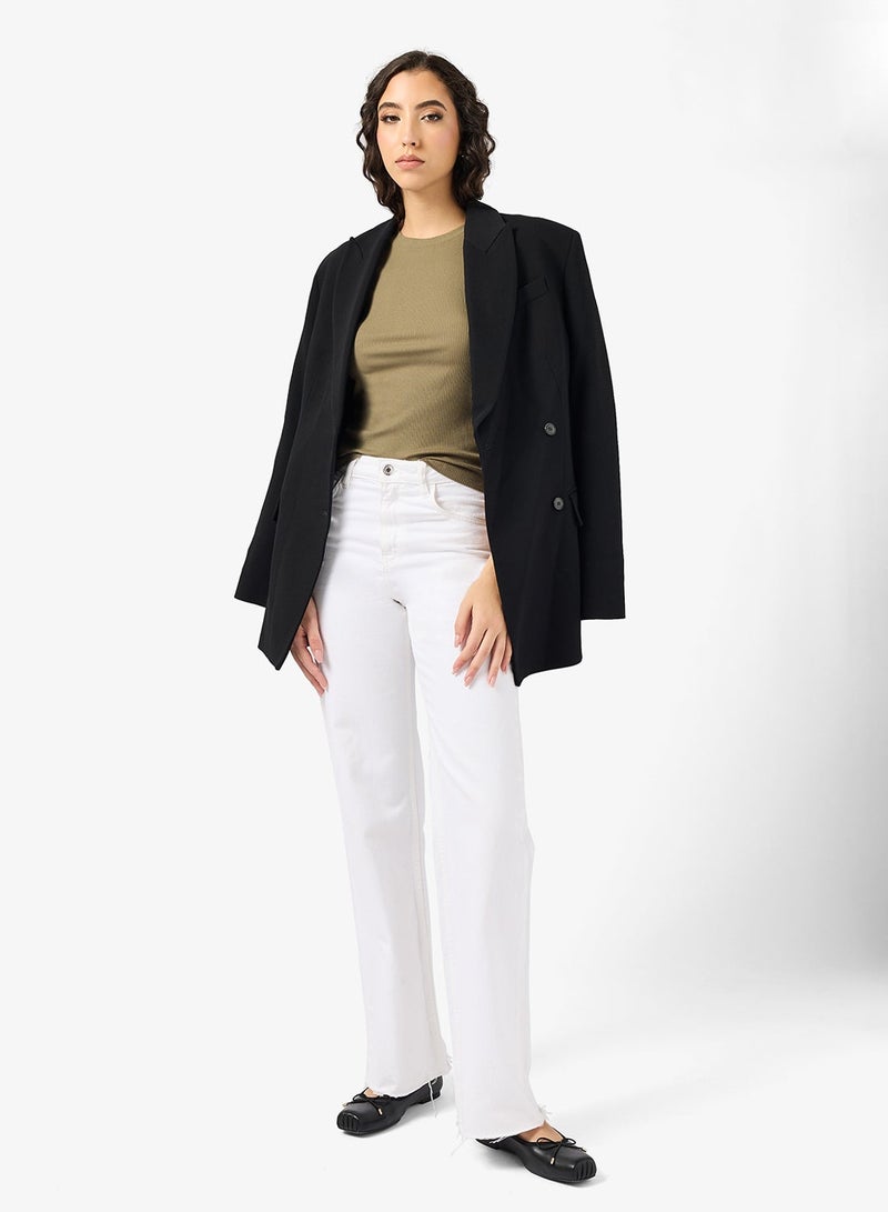 CALVIN KLEIN Essential Ribbed Top - Image 4