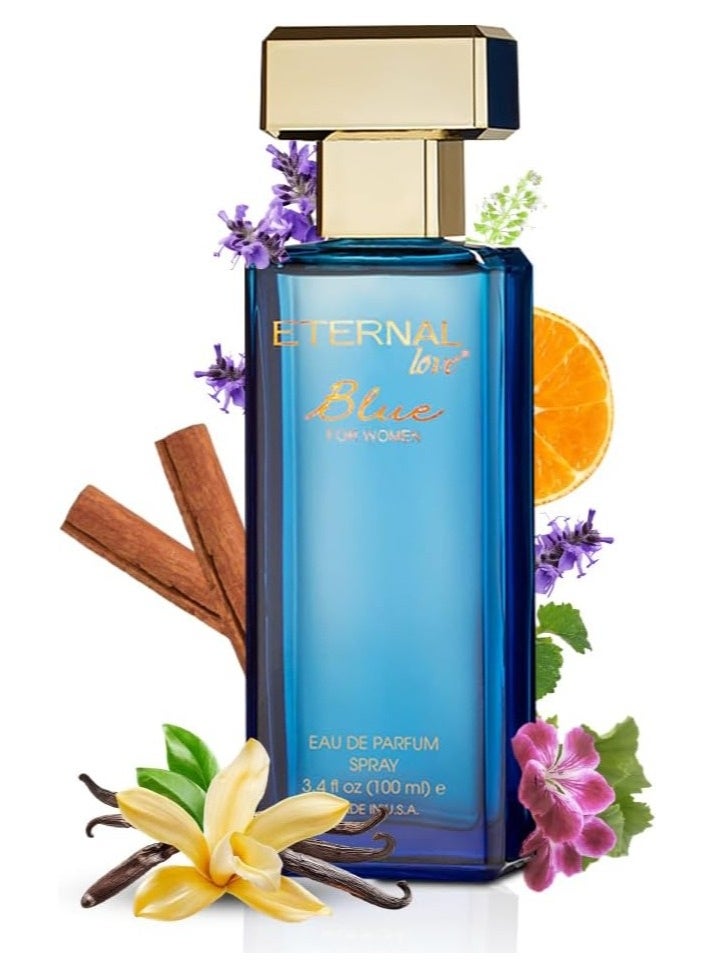 Eternal love ETERNAL PERFUME LOVE BLUE FOR WOMEN 100 ML - Image 4