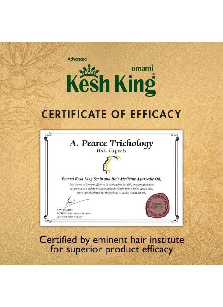 Emami Kesh King Ayurvedic Hair Oil 100ml – Anti Hair Fall Oil for Strong & Healthy Hair Growth - Image 3