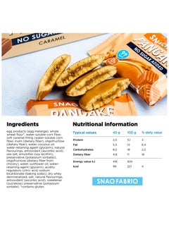 Snaq Fabriq Pancake with Caramel Flavour 10x45g  - Image 4