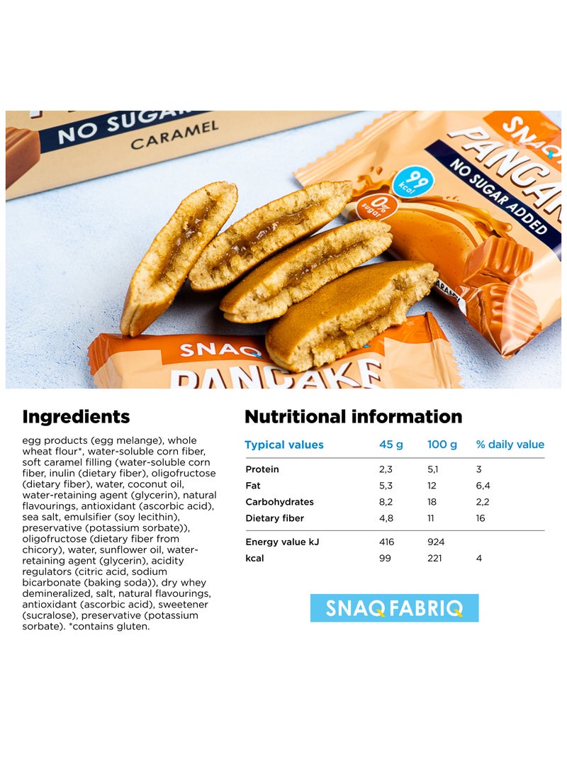 Snaq Fabriq - Pancake with Caramel Flavour 10x45g - Image 1