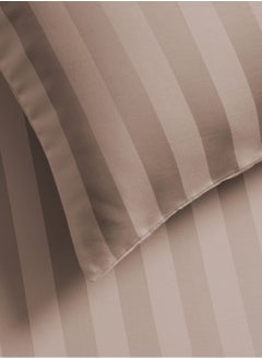 Master Home Textile King Microfiber Sheet Set, King Size 3 Pieces, Hotel Stripes design  - Image 4