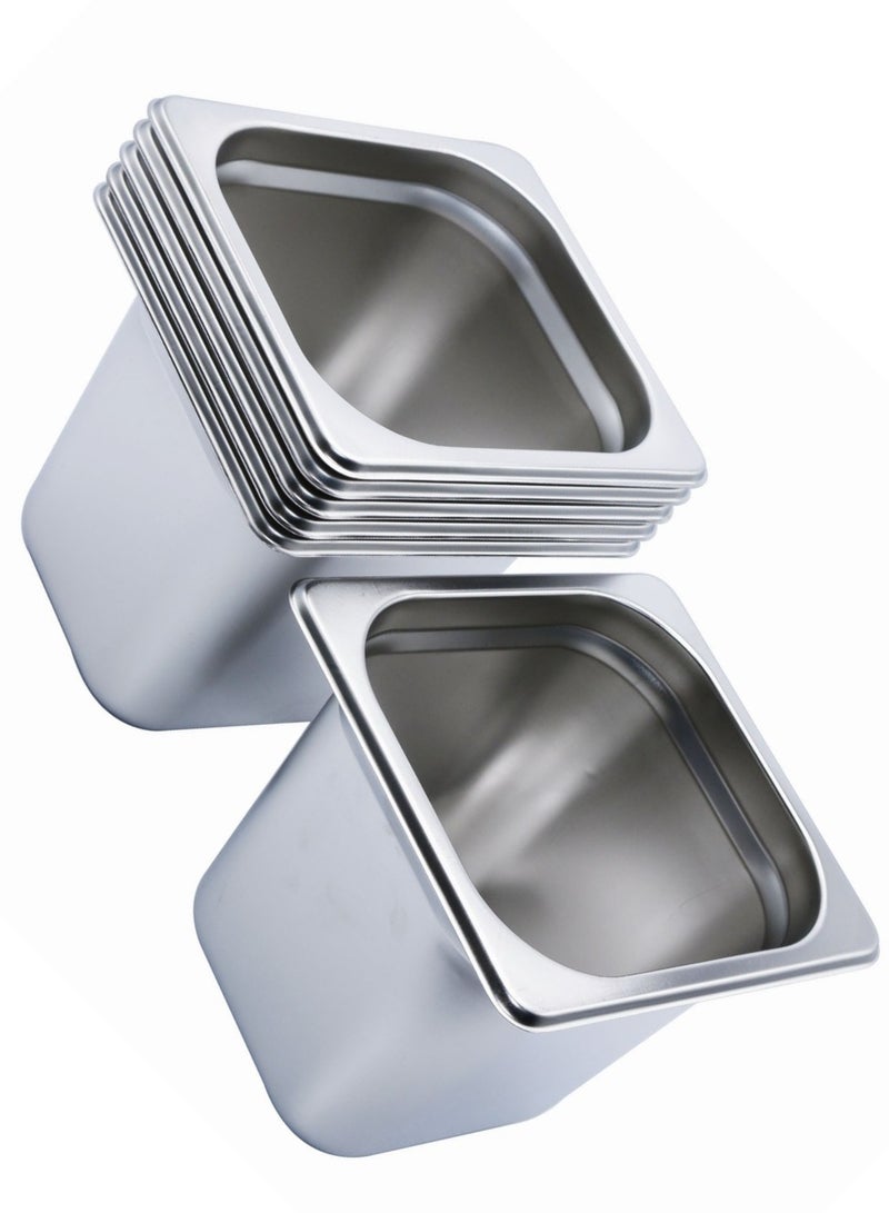 Grace طقم أواني طعام من الفولاذ المقاوم للصدأ 6 قطع 1/6 150 مم عميق - Image 5