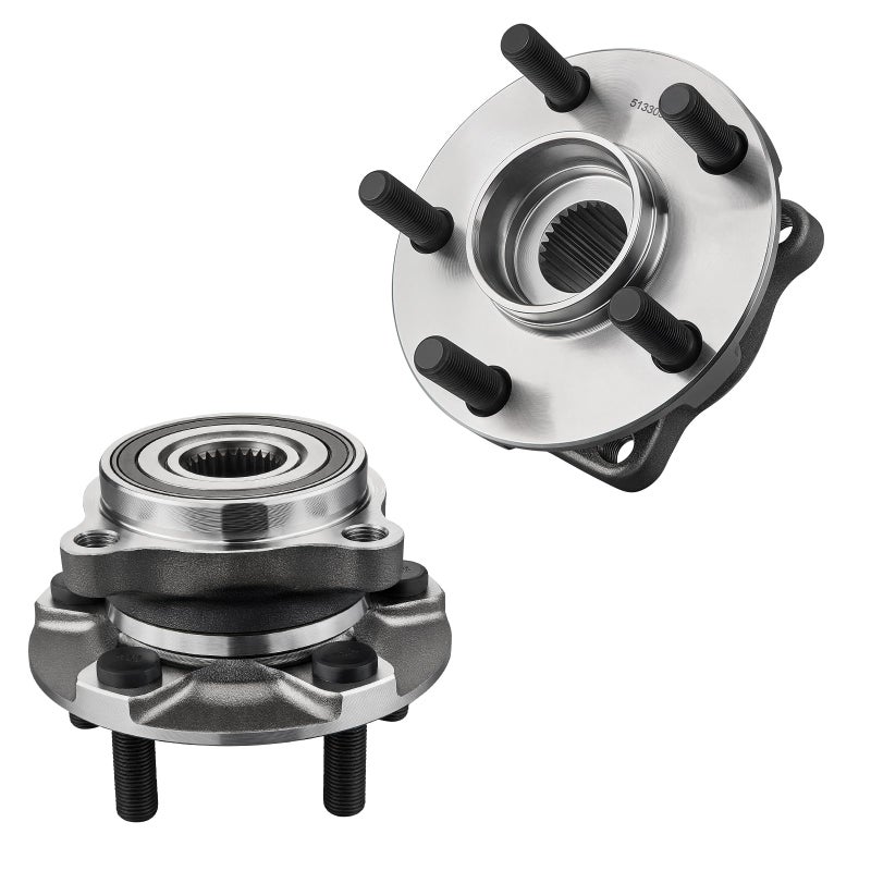 BDFHYK 513303 2PCS Front Wheel Bearing and Hub Assembly 5 Lugs Compatible with Subaru Forester 20092014 Impreza 20082014 Legacy 20052014 Outback 20052014 XV Crosstrek 20132014 - Image 3