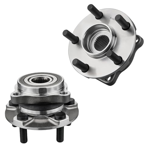 BDFHYK 513303 2PCS Front Wheel Bearing and Hub Assembly 5 Lugs Compatible with Subaru Forester 20092014 Impreza 20082014 Legacy 20052014 Outback 20052014 XV Crosstrek 20132014 - Image 1
