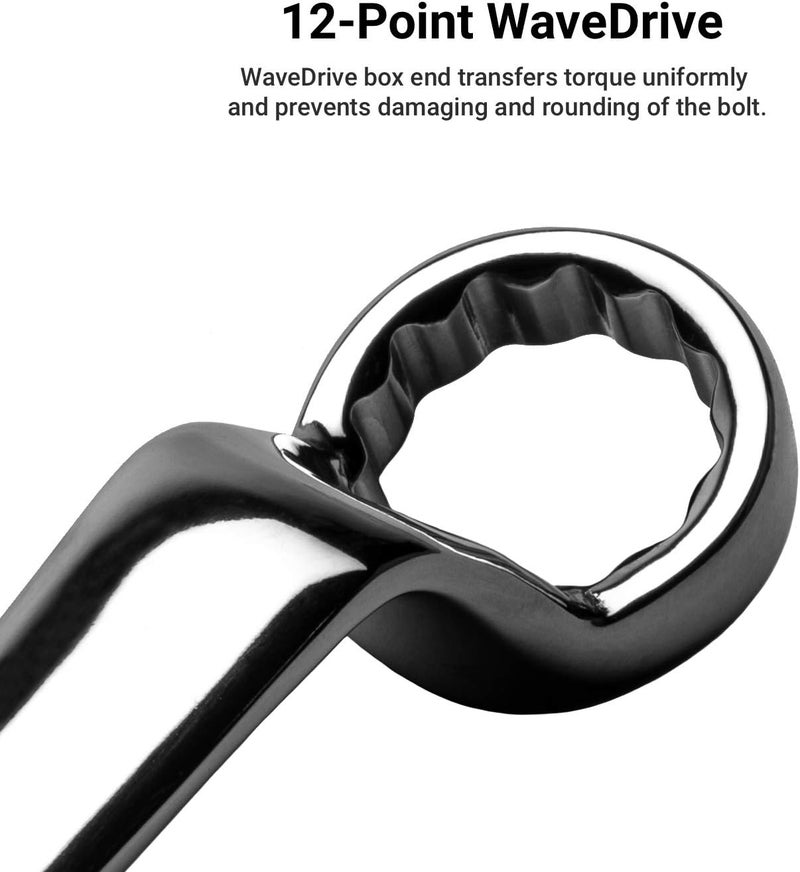 Capri Tools 22 x 24 mm 75-Degree Deep Offset Double Box End Wrench - Image 5