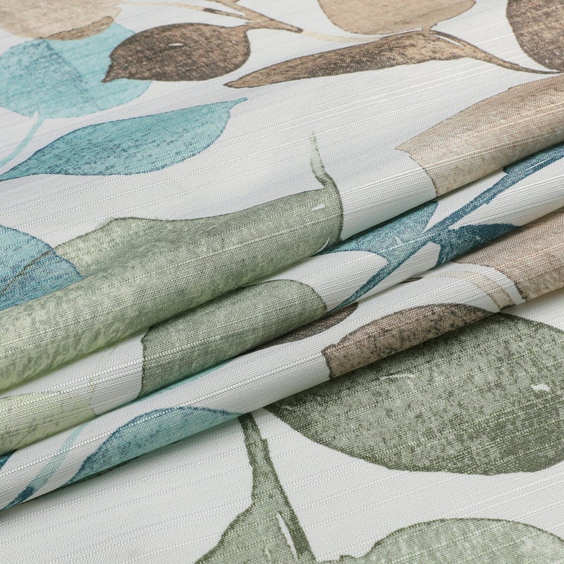 Randall Colorful Leaf Printed Rectangle Decorative Tablecloth 60"x84"x1 Wrinkle Free and Spillproof Oblong Table Cloth Cover for Home Kitchen Dinning and Party(6-8 Seats, Blue/Green/Tan) - Image 5