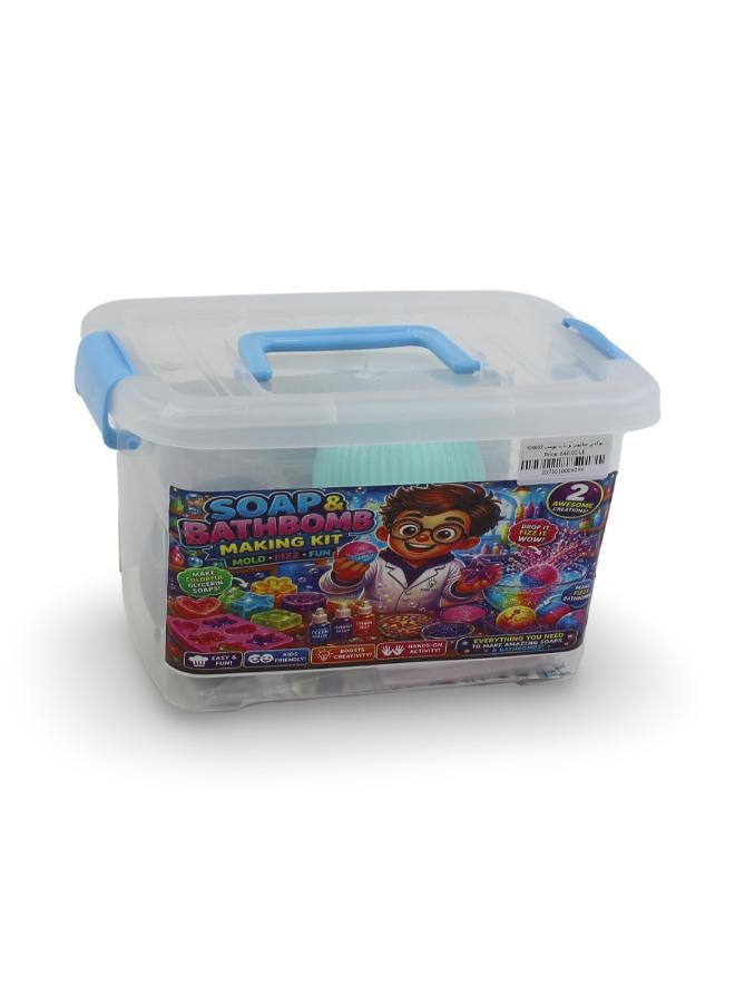 Kids Lab "Soap & Bath Bomb Making Kit" DIY Craft Set - Image 1