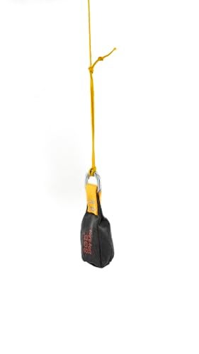 SOB Throw Weight Bag, Durable Climbing Rope Bag for Arborists, Tree Throw Bag for Rock Spelunking (Black-300) - Image 3