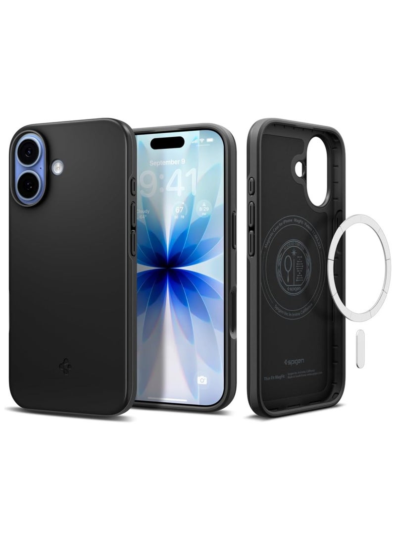 Spigen Thin Fit MagFit for iPhone 17 MagSafe Case Cover - Abyss Green - Image 1