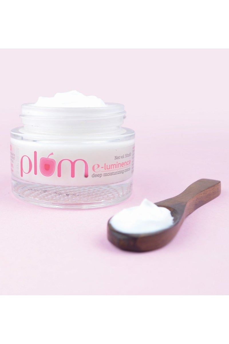 Plum E-luminence Deep Moisturizing Creme with Vitamin E & Jojoba Oil | for Radiant, Hydrated Skin | Suitable For Normal & Dry Skin | Unmatched Hydration & Antioxidant Protection | 50ml - Image 2