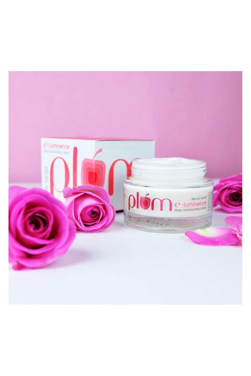 Plum E-luminence Deep Moisturizing Creme with Vitamin E & Jojoba Oil | for Radiant, Hydrated Skin | Suitable For Normal & Dry Skin | Unmatched Hydration & Antioxidant Protection | 50ml - Image 3
