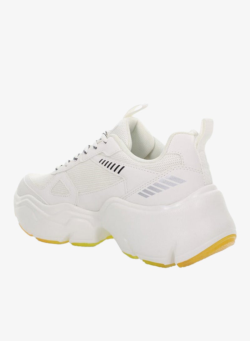 LUMBERJACK Women ITRU Panelled Lace-Up Sneakers - Image 3