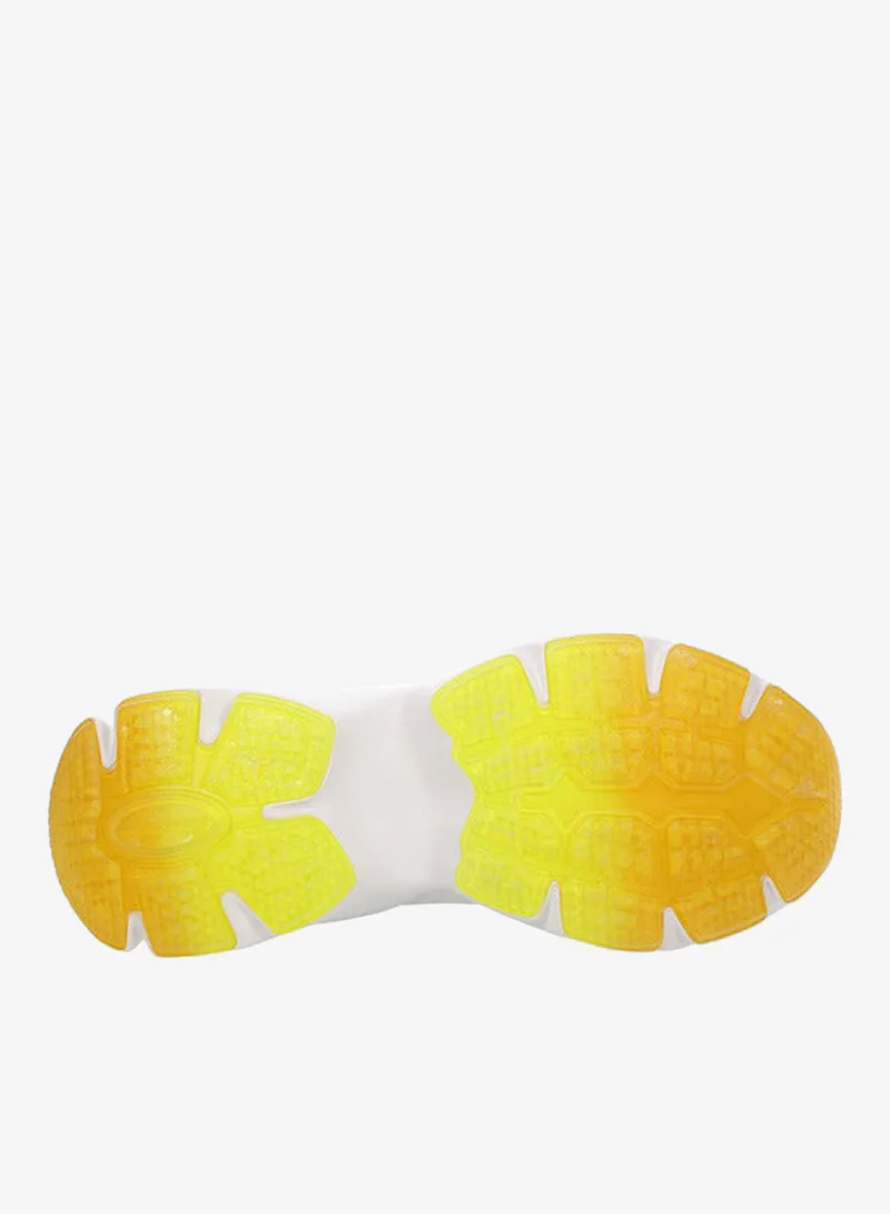 LUMBERJACK WHITE Women ITRU Panelled Lace-Up Sneakers for Women | Best Price UAE