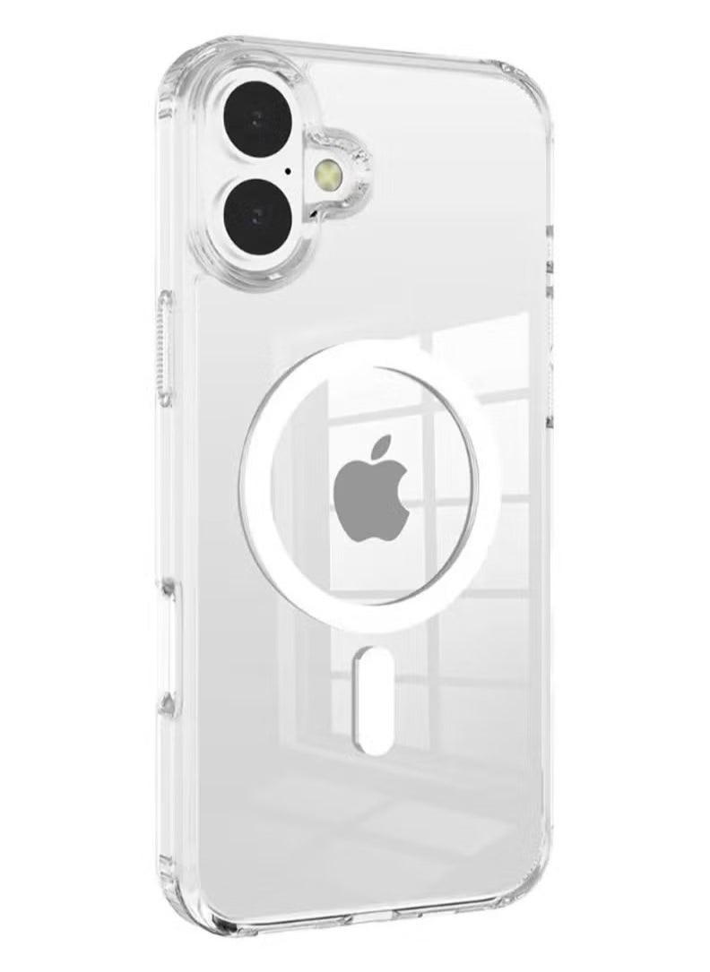 Generic - Protection Case Cover With Magsafe for Apple iPhone 16 Plus Clear - Image 1
